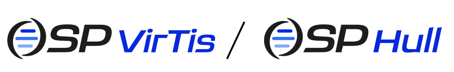 Virtis and Hull combined logo